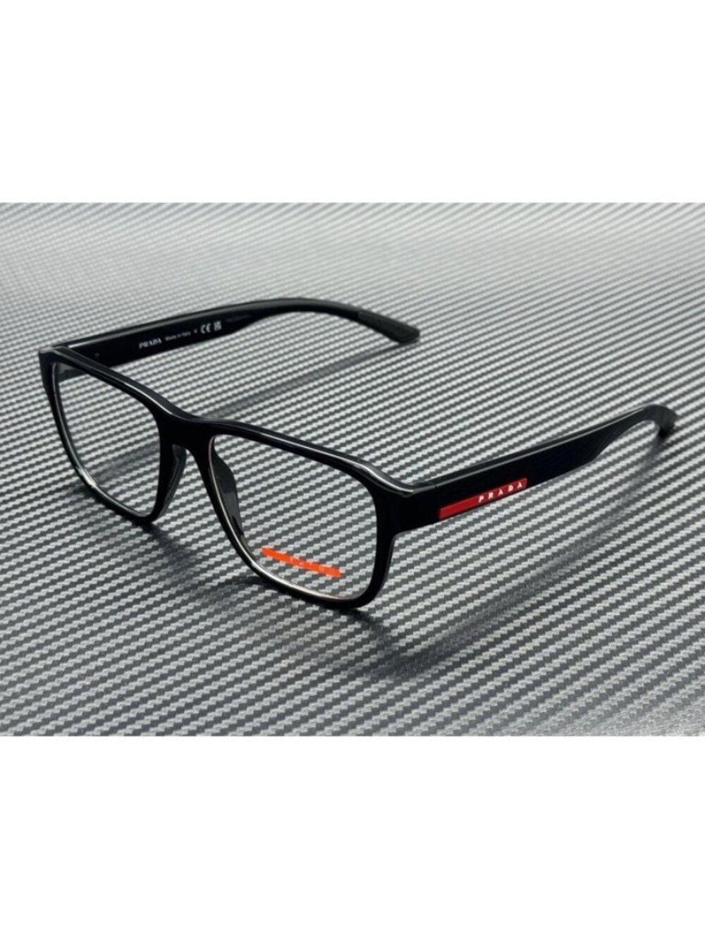 New Prada Linea Rossa Men Black Eyeglasses 54-17-145